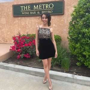 Vintage velvet dress